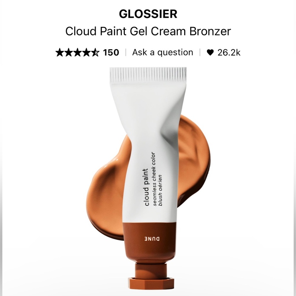 GLOSSIER cloud pain gel bronzer